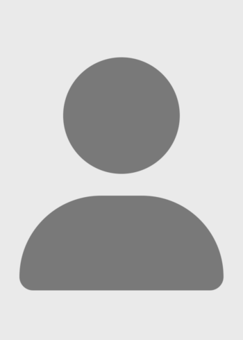 Gray user profile icon on a light background